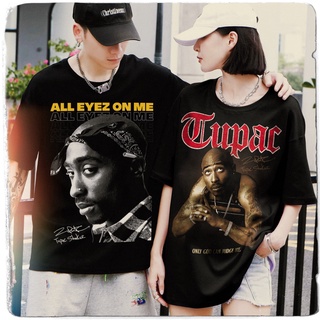 เสื้อยืดผ้าฝ้ายพิมพ์ลายขายดี ☑YOUTH CULTURE® TUPAC SHIRT OVERSIZED BLACK TSHIRT UNISEX GRAPHIC TOPS MEN WOMEN PREMIUM TE