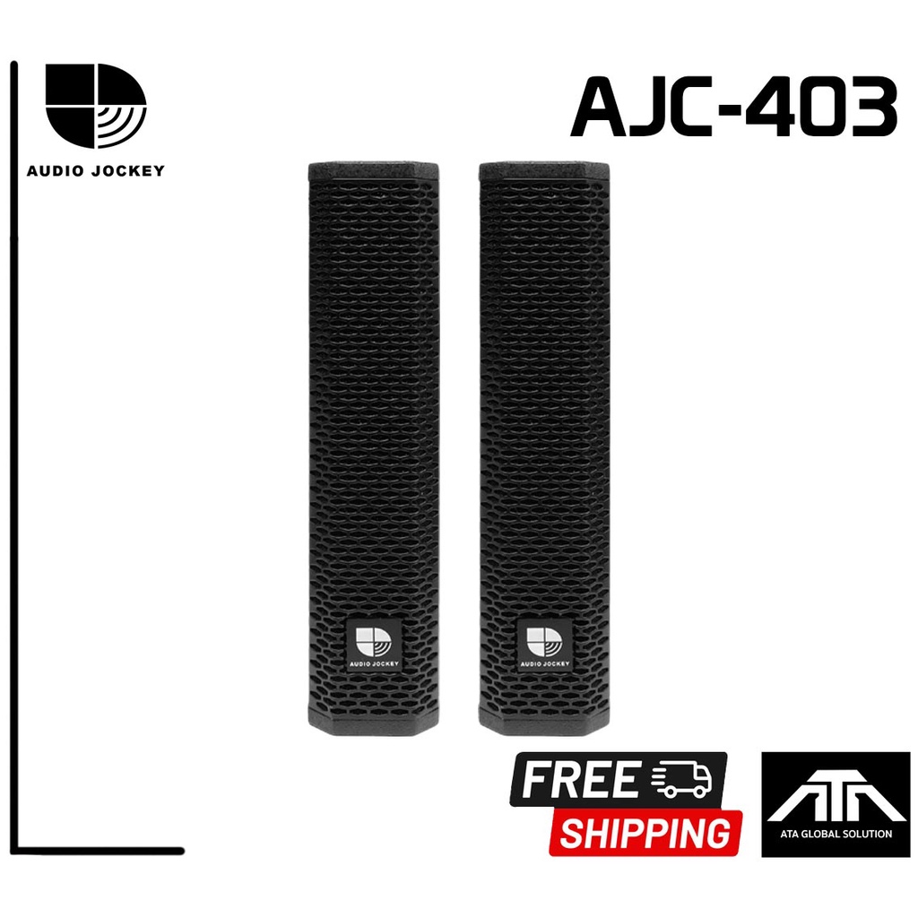 (ส่งฟรี ราคาต่อ 1 คู่) AUDIO JOCKEY AJC-403 ตู้ลำโพงคอลัมน์ 3”x4 Column AJC403 ดอกลำโพง 3 นิ้ว 4 ดอก