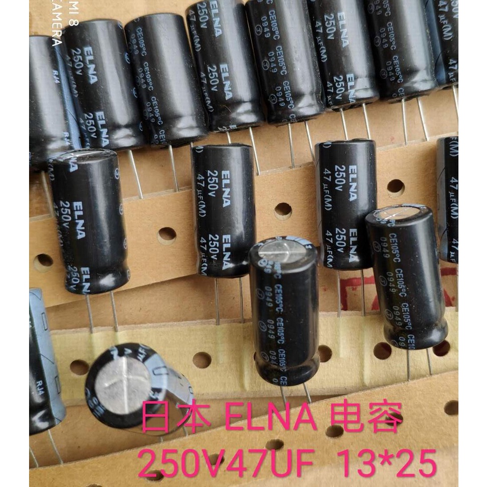 250v22 / 33 / 47uF ตัวเก็บประจุ Rj4 ของญี่ปุ่น 105 องศา 22uF 33uf 47uf250v