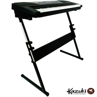 Kazuki ขาตั้งคีย์บอร์ด แบบตัว Z วัสดุโลหะเคลือบดำ รุ่น DSKB-JY005 (Z-Shape Keyboard Stand)