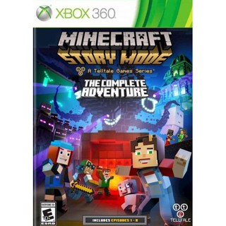 แผ่น XBOX 360 Minecraft Story Mode The Complete Adventure ใช้กับเครื่องที่แปลงระบบ JTAG/RGH