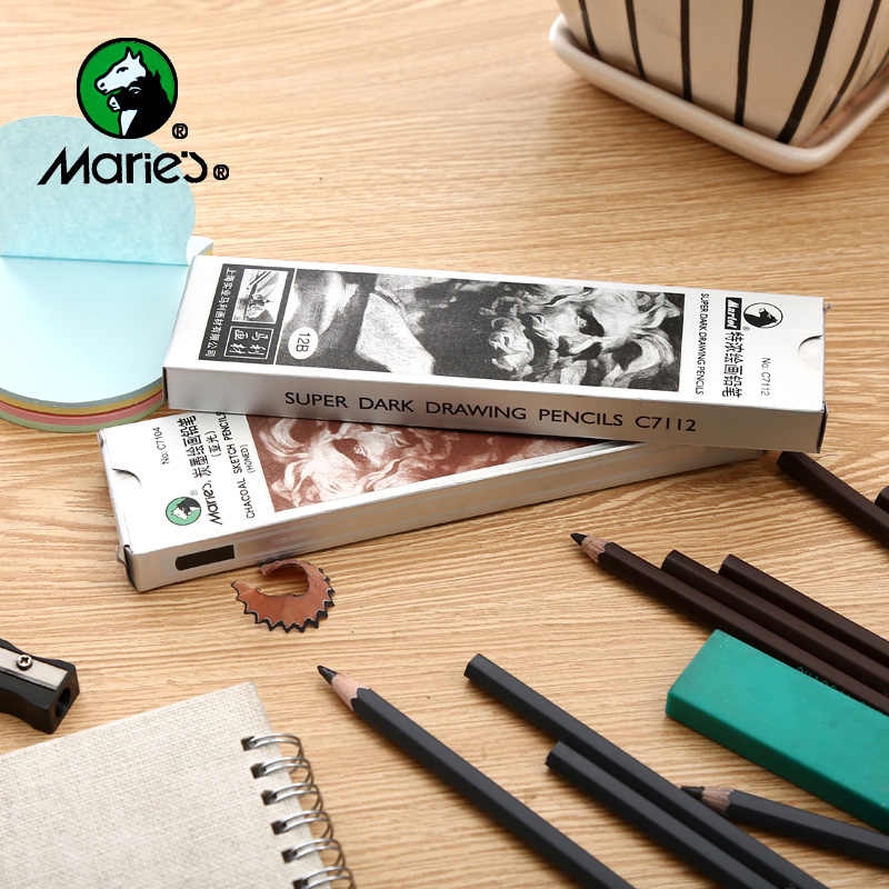 ดินสอกด Maries 10B 12B 14B / ดินสอวาดภาพ 10B 12B 14B