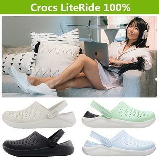 Crocs แฟชั่นรองเท้าแตะชายหาดยอดนิยมรองเท้าลำลองสำหรับบุรุษรองเท้าผู้หญิง