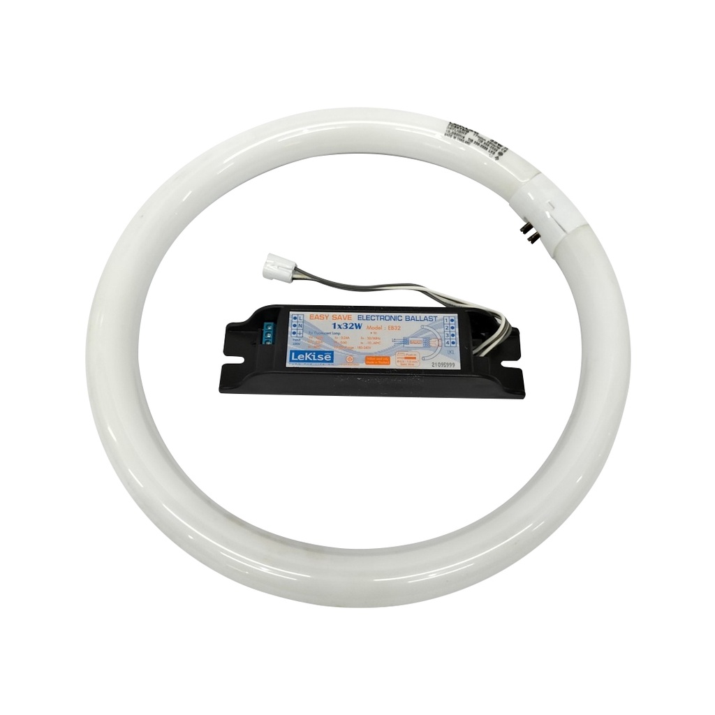 หลอดไฟ ฟลูออเรสเซนต์กลม หลอดโค้ง หลอดนีออน T9 32W พร้อมบัลลาสต์อิเล็กทรอนิกส์ไฟเพดาน - รูปที่ 3