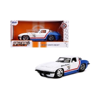 โมเดลรถเหล็ก 1:24 1963 Chevy Corvette Stringray [JADA]