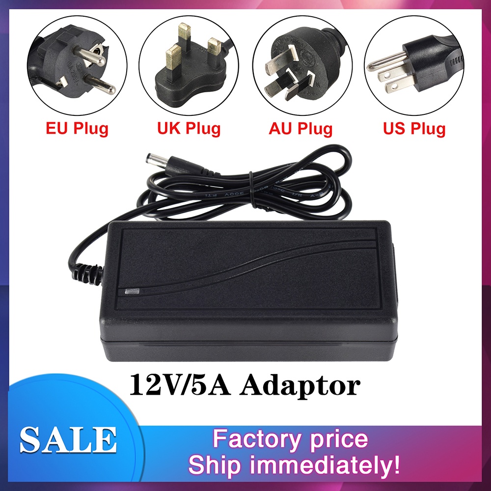 อะแดปเตอร์พาวเวอร์ซัพพลาย 12V 5A AC เป็น DC สําหรับ iMAX B6 MINI iMAX B6AC