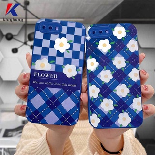 เคสลายสก๊อต ดอกไม้ OPPO A15 A54 A5S A3S A16 A95 A7 A5 A9 A31 A53 2020 A12 A1K A16K A54S Reno 4 5F 4F A74 A15S A52 A11K A92 A35 A11 A93 A32 A72 A94 A53S F17 PRO A16S A12S เคสโทรศัพท์มือถือ ซิลิโคนนุ่ม