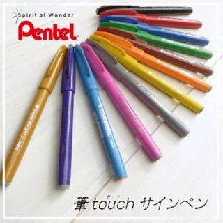 ปากกาพู่กัน Pentel Sign Pen Touch