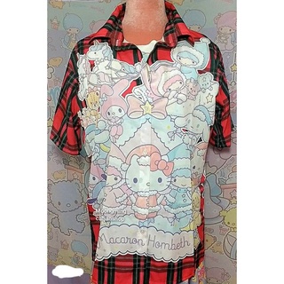 เสื้อเชิ้ตผ้าเบาสบายลายรวมคิดตี้น่ารักมากค้ะ