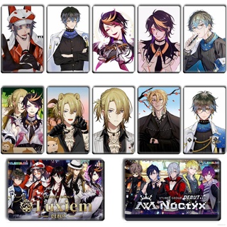 สติกเกอร์การ์ด ลายการ์ตูน ANYCOLOR Luxiem NIJISANJI Vox Mysta Ike Luca Shu กันน้ํา 10 ชิ้น ต่อชุด