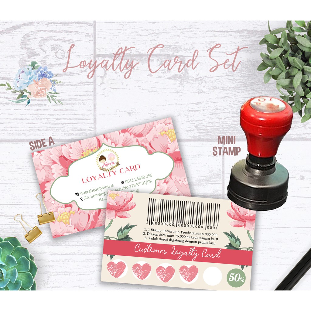 LOYALTY CARD / LOYALTY CARD / MEMBER CARD / STAMP CARD