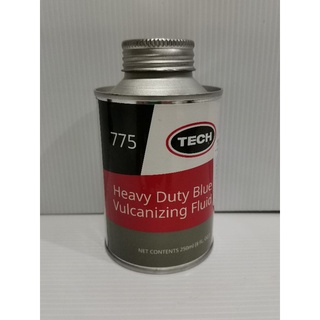 กาวปะยาง  Tech 775 ยี่ห้อเทค Heavy Duty Blue Vulcanizing Fluid 250 ml (8 FL.OZ )รุ่นใหม่ล่าสุด