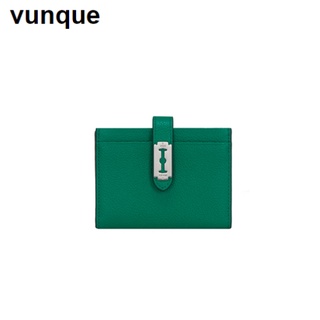 [vunque] Magpie กระเป๋าสตางค์ สีเขียว