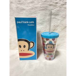 Paul Frank แก้วน้ำพลาสติก แบบใส่หลอด