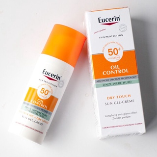 ยูเซอริน👍 Eucerin Sun Dry Touch Oil Control Face SPF50+ 50ml กันแดดคุมมัน เพื่อผิวมันเป็นสิวง่าย