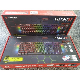 🍉🍉ส่งของทุกวัน เร็วทันใจ🌻FANTECH MK856 MAXFIT KEYBOARD MECHANICAL BLUE SWITCH แบบ 87 KEY