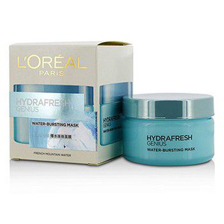 LOREAL  Hydrafresh Genius Water-Bursting Mask  Size: 100ml/3.3oz