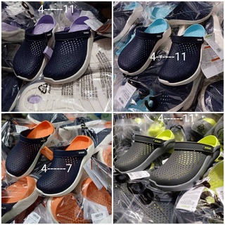 Crocs LiteRide Clog ✨(สินค้าใหม่ ขายดี ชนช้อป)✨สีใหม่พร้อมส่ง!! รองเท้าแตะ รองเท้ารัดส้น ชาย หญิง รองเท้าหัวโต