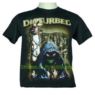 เสื้อวง Disturbed เสื้อไซส์ยุโรป ดิสเทิร์บ PTA775 เสื้อวงดังๆ วินเทจ