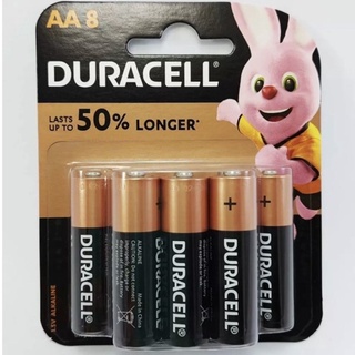 Duracell alkaline AA แพค8ก้อน ของแท้