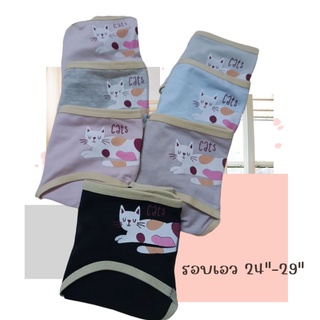 กางเกงชั้นในแฟชั่นผ้าคอตตอนใครยกแพ็ค 10 ตัวราคา 230 บาท