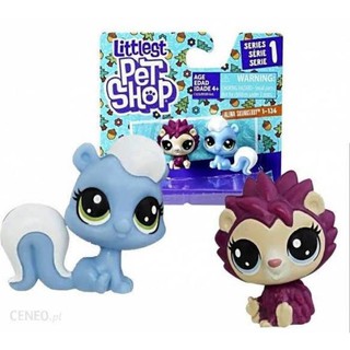 Littlest Pet Shop LPS Hildy Hedgehog &amp; Alina Skunkerby Mini Pet Pair by Hasbro