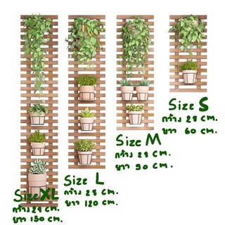 แขวนกระถางแนวตั้ง ที่แขวนกระถางต้นไม้แบบติดผนัง