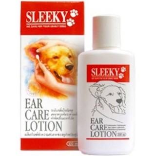 Sleeky Ear Care Lotion for Dogs  โลชั่นเช็ดทำความสะอาดหู 50 ml. ,100ml.