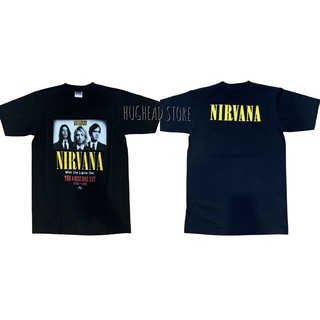 NR142 เสื้อยืดวงร็อค NIRVANA เนวานา เสื้อวง เสื้อยืดเนวานา เสื้อวินเทจ