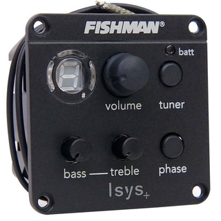 1x FISHMAN ISYS+ Acoustic Guitar Pickup Piezo onboard Preamps EQ Tuner Equalizer