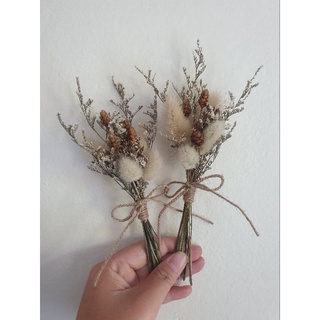 ช่อดอกไม้จิ๋ว เอิร์ธโทน พร็อพถ่ายรูป ตกแต่ง