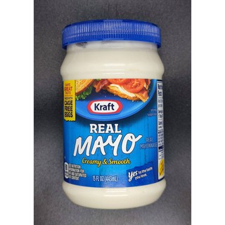 คราฟท์ มาโย มายองเนส 443 มล. Kraft Real Mayo