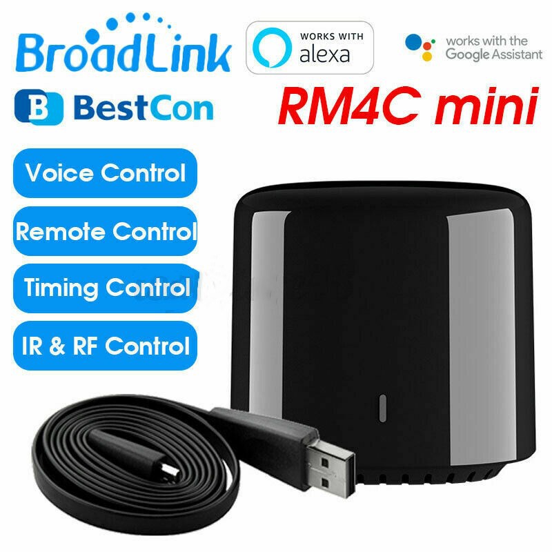 Original Broadlink Bestcon RM4 C mini Smart Home Automation Universal WIFI APP ควบคุมเสียงอินฟราเรด 