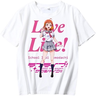 เสื้อยืดแขนสั้น พิมพ์ลายอนิเมะ Love live South Bird Takasaka Honoka สวมใส่สบาย สําหรับผู้ชาย