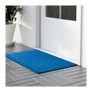 OPLEV พรมเช็ดเท้าหน้าประตู Door mat 50*80cm (ฟ้า-น้ำเงิน)