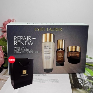 เซตสุดคุ้ม Estee Lauder เซ็ทปลุกผิวใส ลดรอดจุดด่างดำ Estee Lauder micro Essence 30ml + Advanced Night Repair 7ml