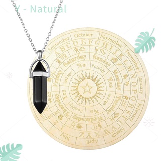 YNATURAL Constellation Pendulum Board Wooden Carving Board Witchcraft Supplies Witchcraft Kit Altar Supplies Wooden Decorative Board Star Wobble Message Board Wiccan Altar Supplies Week Divination Board