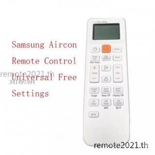 Samsung Aircon Remote Control Universal Free Settings