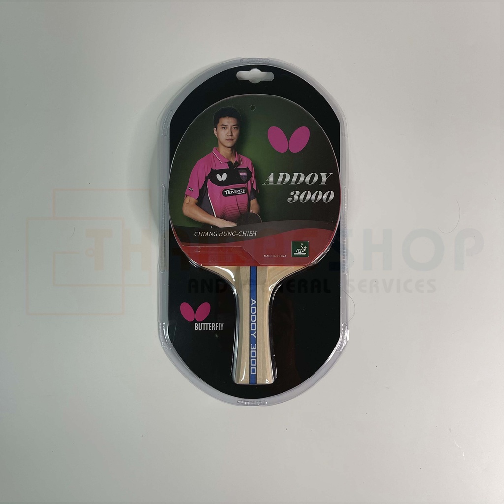 [ของแท้ 100%] Butterfly ไม้ปิงปอง รุ่น Addoy 3000 ซีรี่ย์ - Butterfly Tabletennis