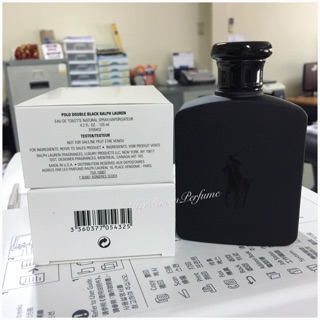 Polo double black Ralph Lauren edt 125 ml กล่องเทสเตอร์