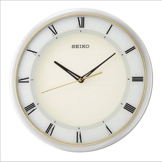 นาฬิกาแขวนผนัง Seiko QXA683S QXA683 สีเงิน สีทอง ของแท้