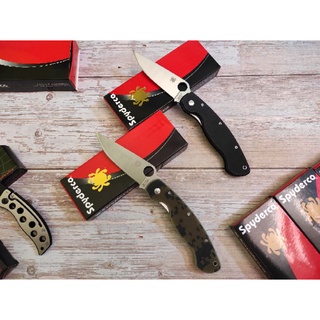 มีดพับ Spyderco รุ่น MILITARY C36G สำเนาจีน รุ่นนี้พ่อซื้อให้ลูกเอาติดตัวตอนเป็นทหาร ใบ CPM S30V ด้าม G-10 มี 2 สีครับ..