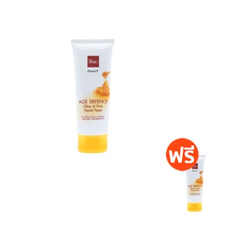 [ 1 แถม 1] HONEI V BSC AGE DEFENCE CLEAR ANDFIRM FACIAL FOAM โฟมล้างหน้าสูตรเพื่อลดเลือนริ้วรอย ฟองโฟมหนานุ่ม