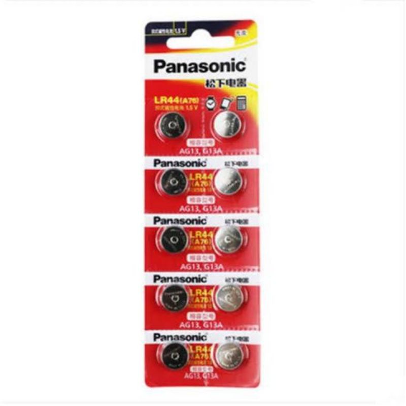 ถ่านกระดุม Panasonic เลือกขนาด (LR44,AG13,LR1154)(LR1130,AG10,LR54