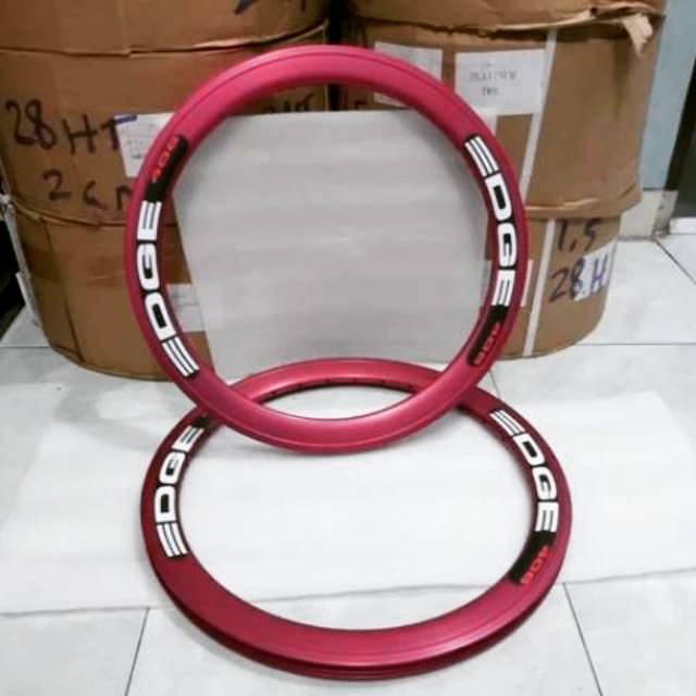 MERAH RIMS EDGE 20 X 1.3/8 ETRTO 451/22 INCH 32H สีแดง