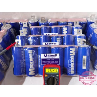 คาปา MAX WELL ของแท้100% 16v.​ (สินค้ารับประกัน1​ปี​เต็ม)​ 16v. 500​f. ค่า​ cca สูง​ max​well​ super​cap​