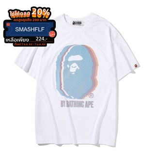 A BATHING APE® Denim College tee (Color White)