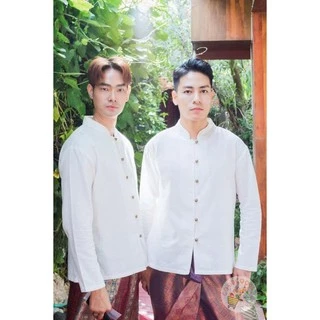เก็บเงินปลายทาง เสื้อทรงพี่หมื่นแบบสีพื้น หลายไซส์ ใส่สบาย ใส่แล้วหล่อเท่ห์ เสื้อพี่หมื่น
