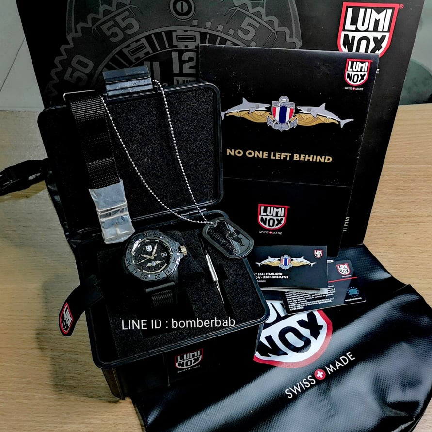 Luminox​ thai navy seal royal 800 เรือน หน่วยซีลประเทศไทย  Luminox หน่วยซีลอเมริกา gold limited edit