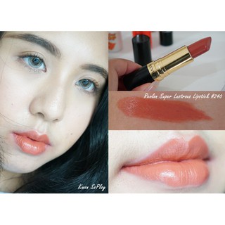 ลิปสติก revlon สี 240 sandalwood beige ลิปโทนส้มที่ต้องมี